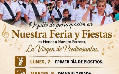 La Banda de Música “Santa Cecilia” de Pedroche pone música a la Feria y Fiestas en Honor a Nuestra Patrona, la Virgen de Piedrasantas