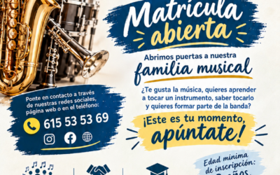 La Escuela de Música Municipal de Pedroche abre el plazo de matrícula